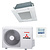 Mitsubishi-Heavy Mitsubishi Heavy Cassette 60x60 single-split set FDTC25VH 2,5 kW inclusief paneel en bedrade wandbediening