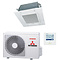 Mitsubishi-Heavy Mitsubishi Heavy Cassette 60x60 single-split set FDTC25VH 2,5 kW inclusief paneel en bedrade wandbediening