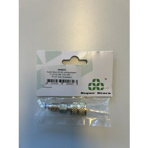 SuperStars AD-89 verloopadapter - F1/2-20 - M 1/4''