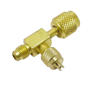 SuperStars WKT45 T-stuk voor vacuummeter M 1/4" , M1/4" , F (draaibaar) 1/4"