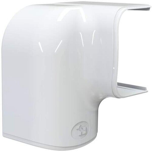 Tecnosystemi Tecnosystemi Optima Rechter Bocht Verticaal/Horizontaal MRD75 Wit