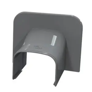 Tecnosystemi Optima Plafond/wand Eindstuk TA135-OPT Antraciet