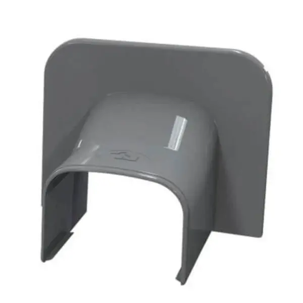 Tecnosystemi Tecnosystemi Optima Plafond/wand Eindstuk TA135 Antraciet