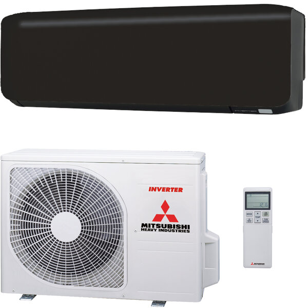 Mitsubishi-Heavy SRKSRC25ZS-WFB mat zwart set