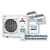 Cassette 60x60 duo-split set FDTC125 Micro inverter 12,5 kW inclusief verbindingsstuk en bedrade wandbediening