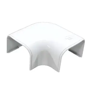 Tecnosystemi Optima CP135-OPT Platte Bocht 90graden Wit