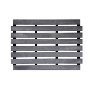 Airconditioner Cover Houtcomposiet Achterplaat Grijs 100X71X3,7CM