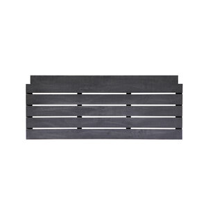 Airconditioner Cover Houtcomposiet Bodemplaat Grijs 94X37X3,7CM
