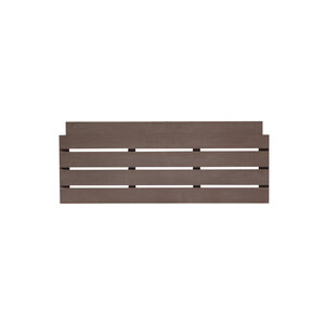 Airconditioner Cover Houtcomposiet Bodemplaat Bruin 94X37X3,7CM
