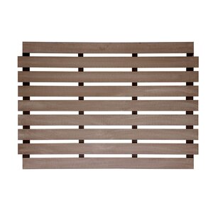 Airconditioner Cover Houtcomposiet Achterplaat Bruin 115X81x3,7CM