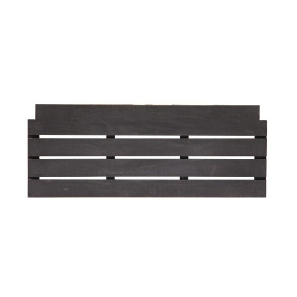 Qventi Airconditioner Cover Houtcomposief Bodemplaat Grijs 112X47X5,2CM