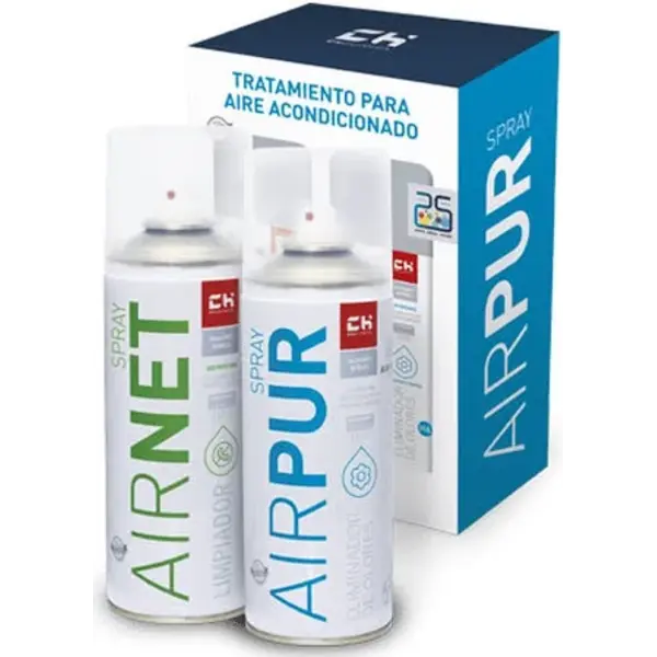 Airco Reinigingsmiddelen  CHQuimica Airnet & Airpur spray Kit