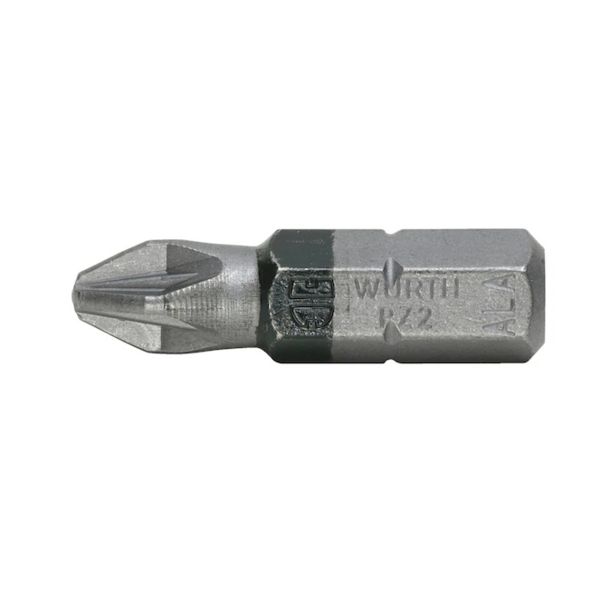Würth C 6.3 PZ-bit (1/4 inch) Voor POZIDRIV-schroeven