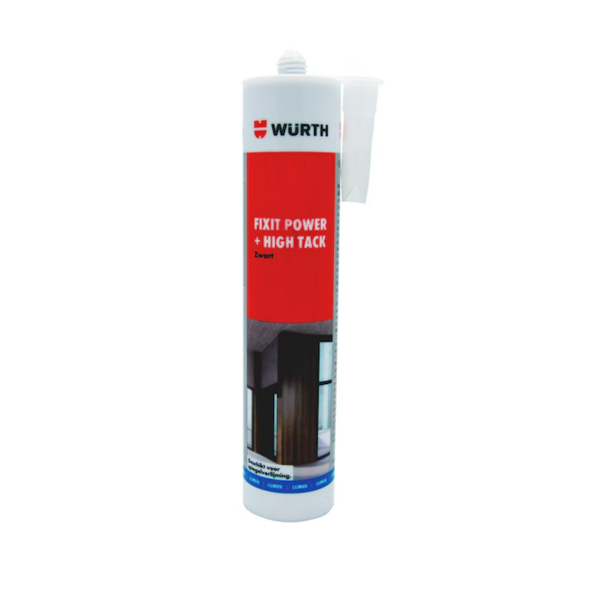 Würth Constructielijm Fixit Power + High Tack Zwart 290ML
