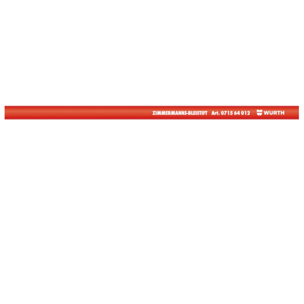 Würth Würth Timmermanspotlood rood ovaal 300mm 071564 012 per stuk