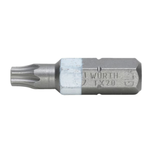 Würth C 6.3 TX20-wit-1- bit (1/4 inch) L25MM 06143120 10 stuks