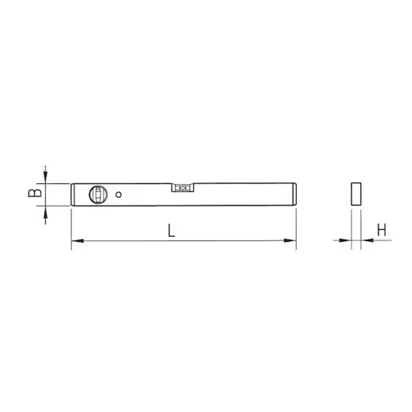 Würth Würth Lichtmetalen waterpas met magneten 40cm 0714644304