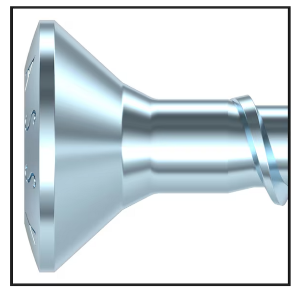 ASSY® 4 ASSY® 4 CS bevestigingsschroef staal verzinkt voldraad verzonken kop PLVZK-HO-RW20-(A2K)-4X40-34 019004040 500 stuks