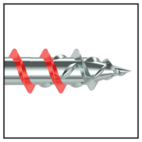 ASSY® 4 ASSY® 4 CS bevestigingsschroef staal verzinkt voldraad verzonken kop PLVZK-HO-RW20-(A2K)-4X40-34 019004040 500 stuks