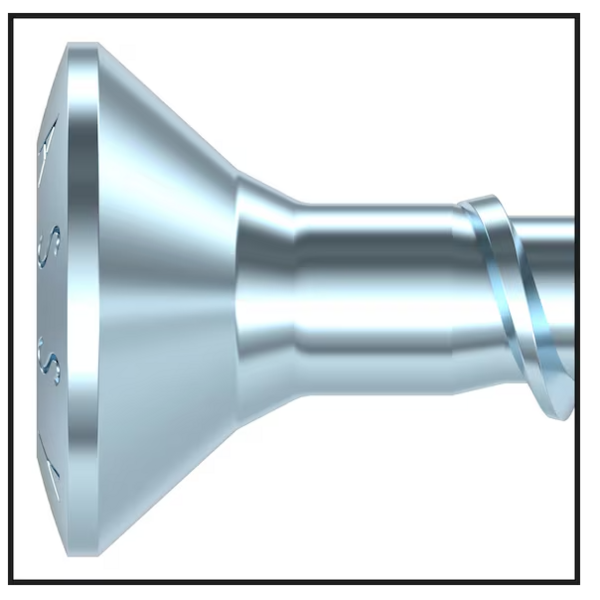 ASSY® 4 ASSY® 4 CSMP universele schroef verzinkt staal voldraad 90° verzonken kop met freesholtes RW PLVZK-FRH-HO-RW20-(A3K)-5X50-42 019005050 250 stuks