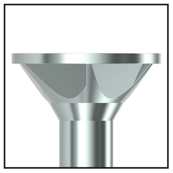 ASSY® 4 ASSY® 4 CSMP universele schroef verzinkt staal voldraad 90° verzonken kop met freesholtes RW PLVZK-FRH-HO-RW20-(A3K)-5X50-42 019005050 250 stuks