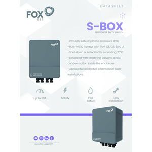 S-Box 2 Firefighter Safety Swith