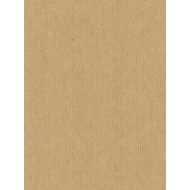 Brown striped kraft giftwrapping paper