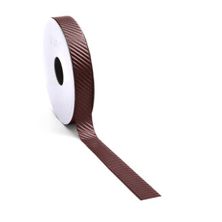 Oblique ribbon Dark Bordeaux