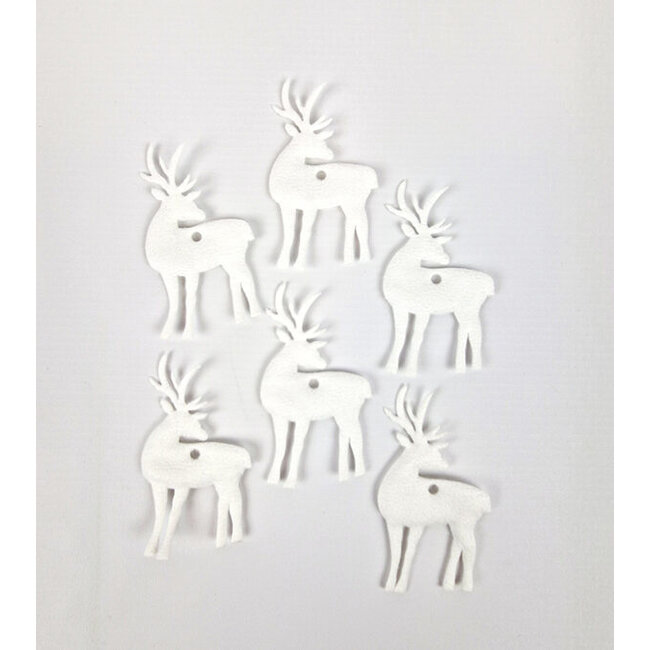 Wapiti weißes Geschenkanhänger