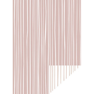 Lines Vintage pink giftwrapping paper