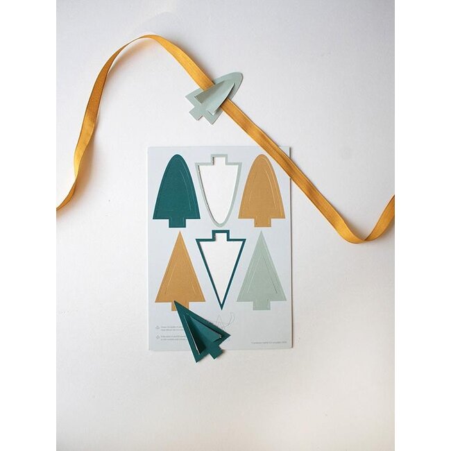 Gifttags Trees Green