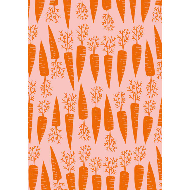 Wahnsinnige Mšhren Orange geschenkpapier