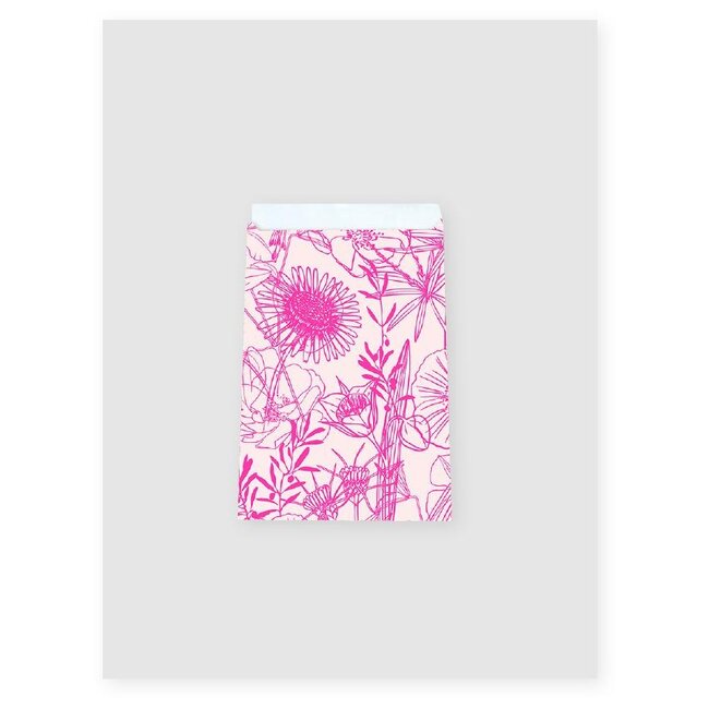 Jardin des Plantes Rosa flache Taschen
