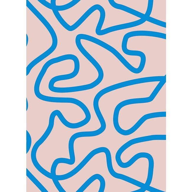 Reconnect Blaues geschenkpapier