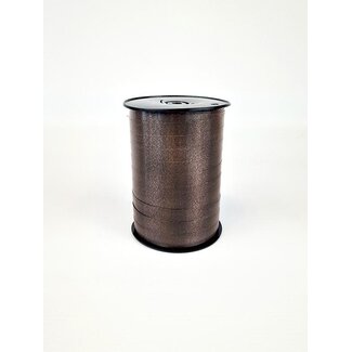 Op=Op Polyband chocolade bruin lint nr. 40
