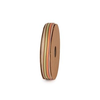 Gros grain ribbon striped