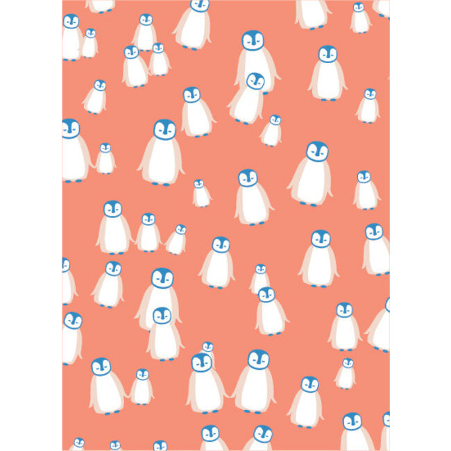 Pinguin Korallengeschenkpapier