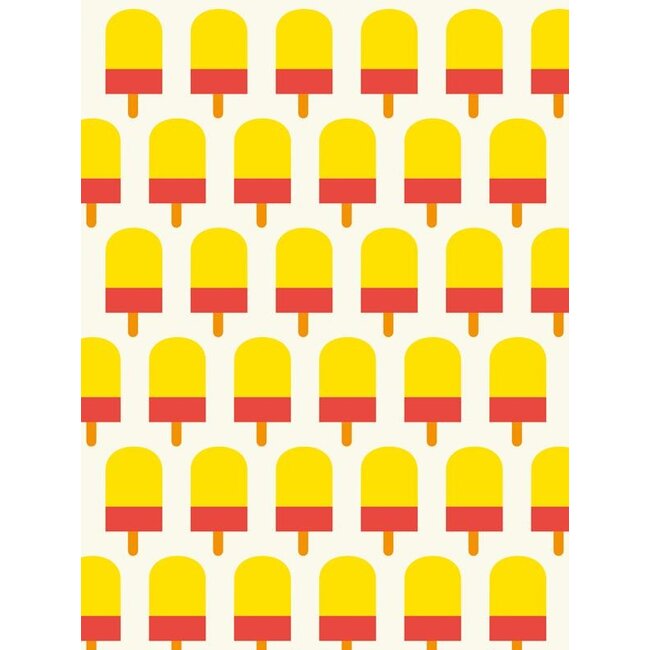 Icecream Yellow inpakpapier