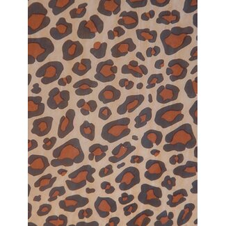 Leopard seiden papier