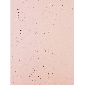 Glitter seiden papier Rosegold auf blush