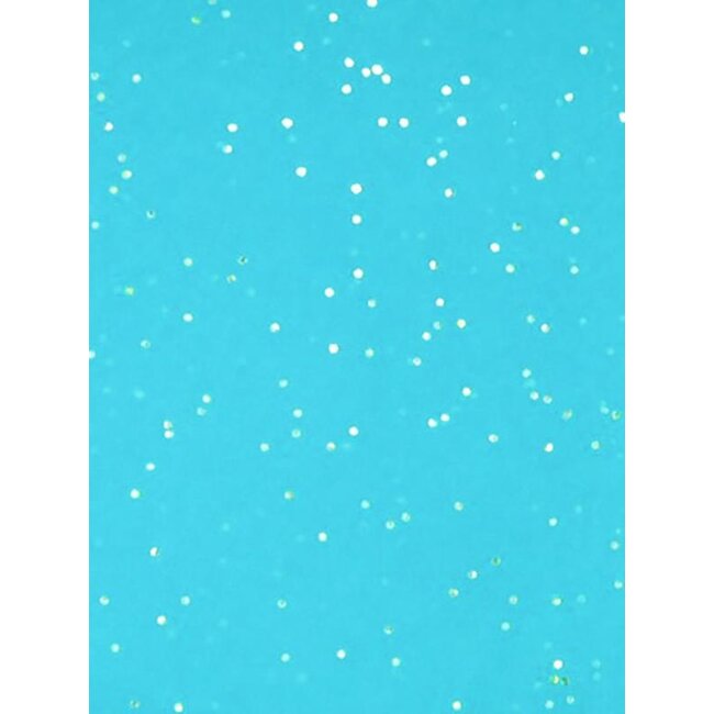 Glitter tissuepaper Aqua