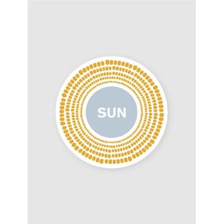 Sun labels round