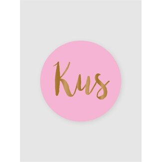 Kiss pink/gold labels