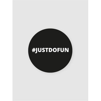 justdofun black/white etiketten