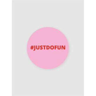 justdofun pink/red labels