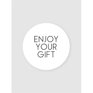 Enjoy  wit/zwart etiketten ( 500 stuks)