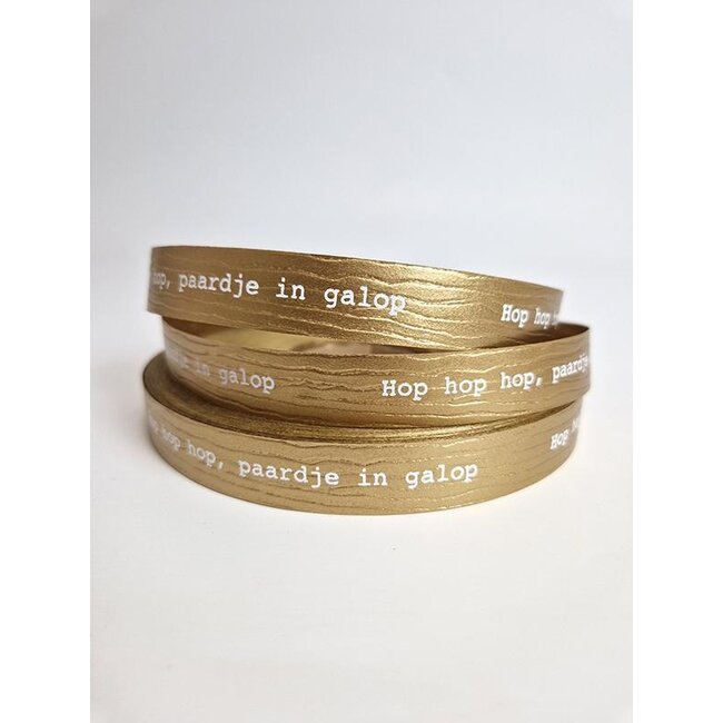 Hop hop hop, horse in gallop ribbon various colours