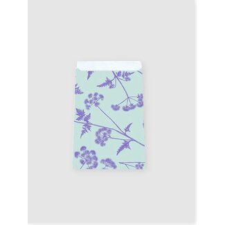 Dotted Wildflower mint/lilac gift bags