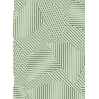 Modern Patchwork Green giftwrapping paper