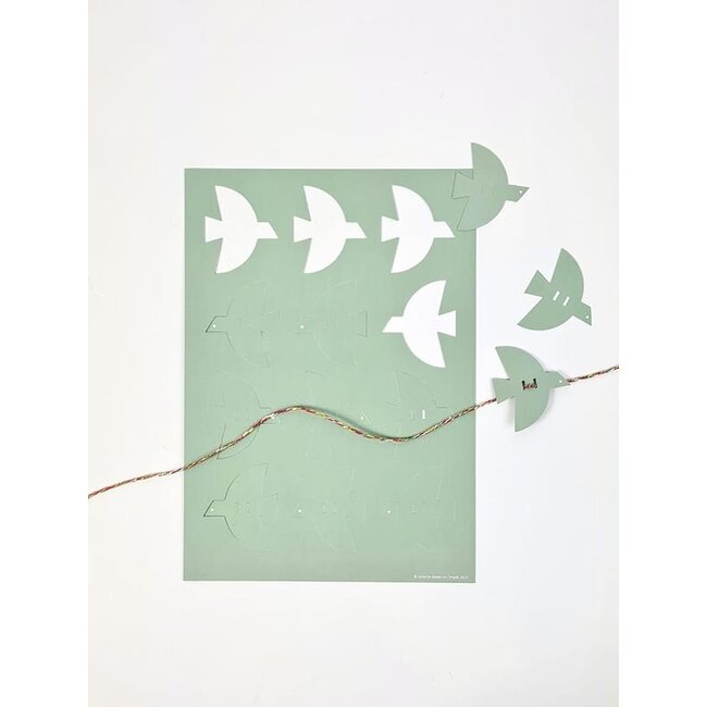 Gifttags Birds Green